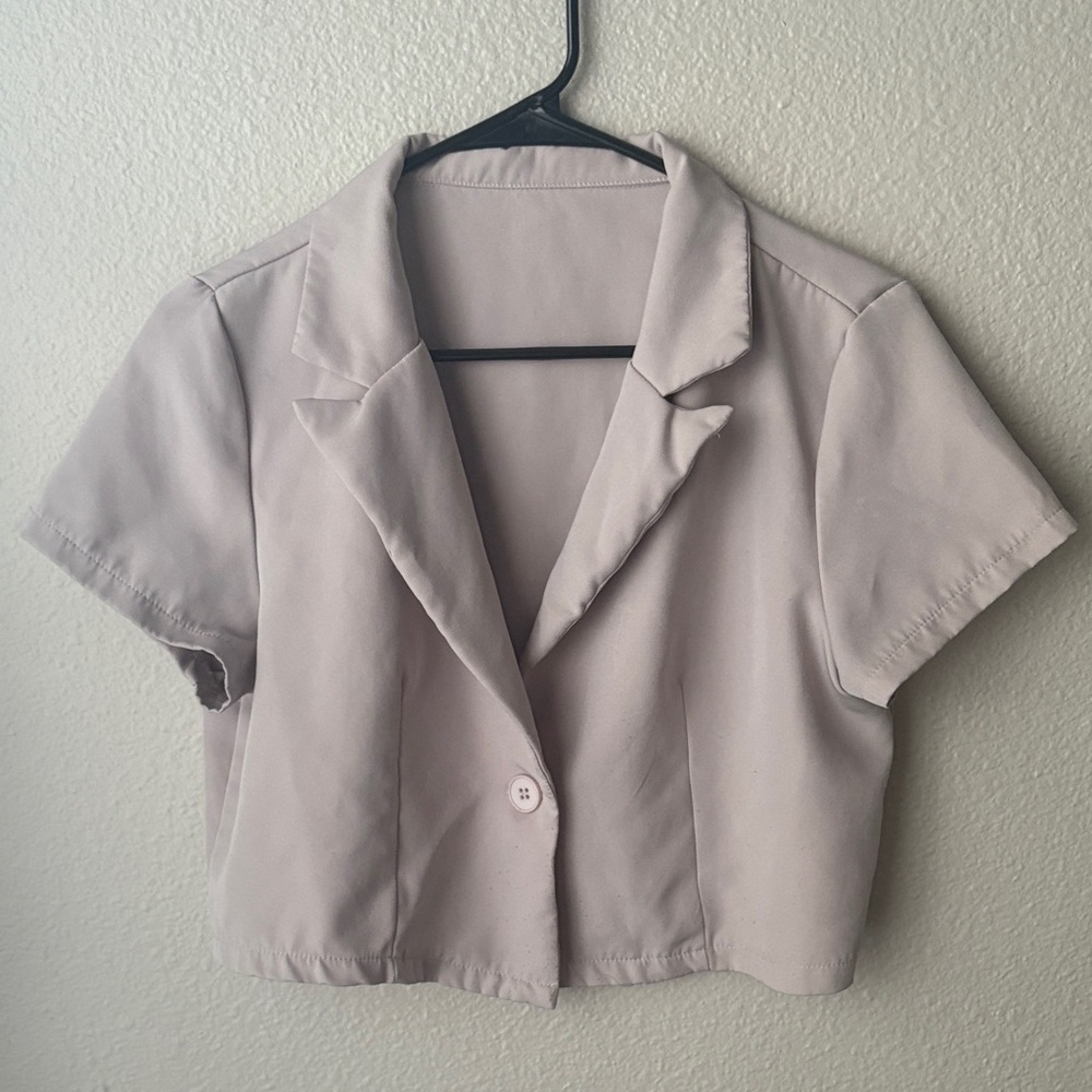 Women's Cream Blazer Jacket
